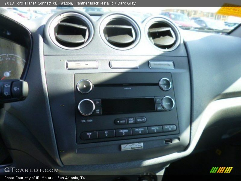 Panther Black Metallic / Dark Gray 2013 Ford Transit Connect XLT Wagon