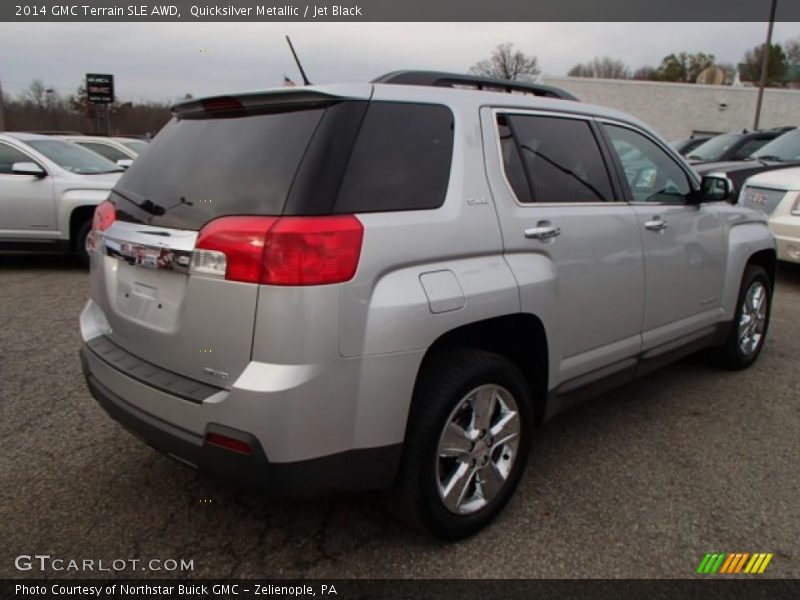 Quicksilver Metallic / Jet Black 2014 GMC Terrain SLE AWD