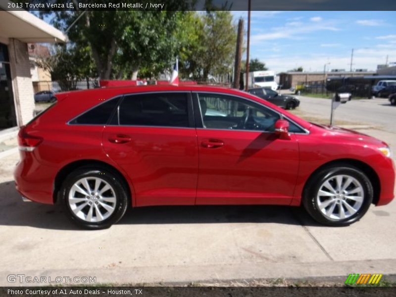 Barcelona Red Metallic / Ivory 2013 Toyota Venza LE