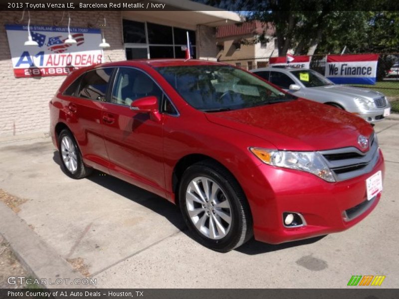 Barcelona Red Metallic / Ivory 2013 Toyota Venza LE