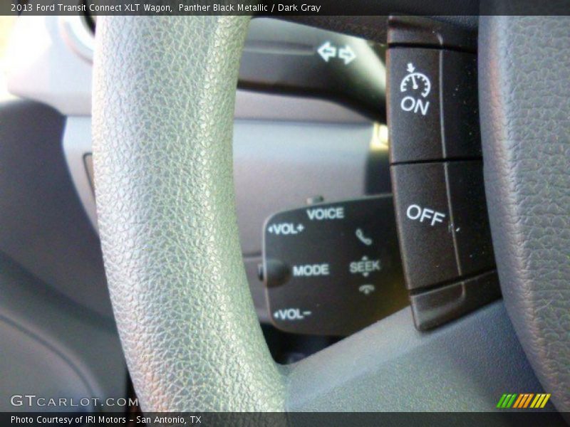 Panther Black Metallic / Dark Gray 2013 Ford Transit Connect XLT Wagon