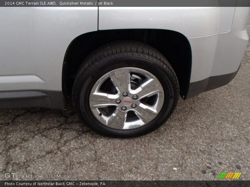 Quicksilver Metallic / Jet Black 2014 GMC Terrain SLE AWD