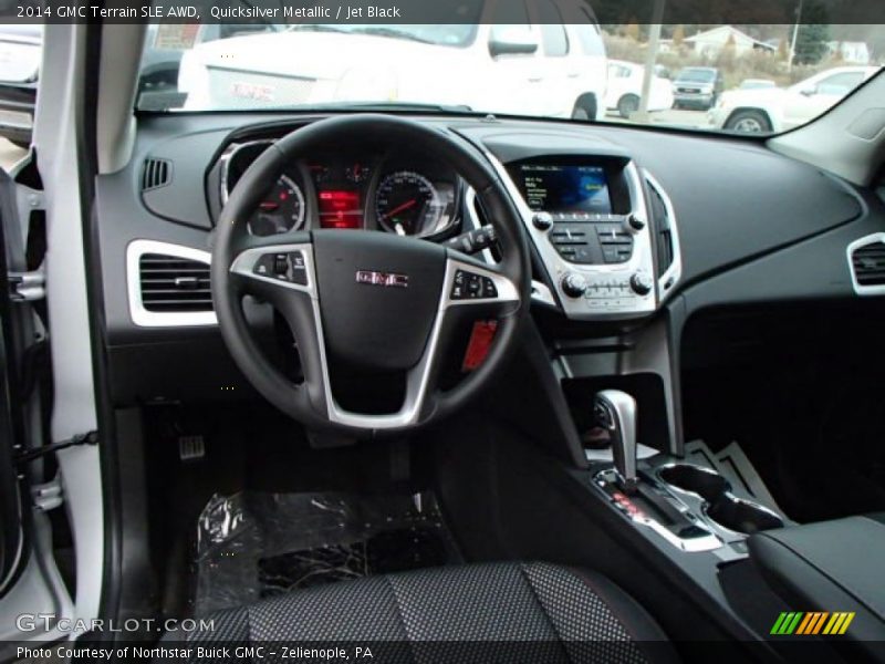 Quicksilver Metallic / Jet Black 2014 GMC Terrain SLE AWD