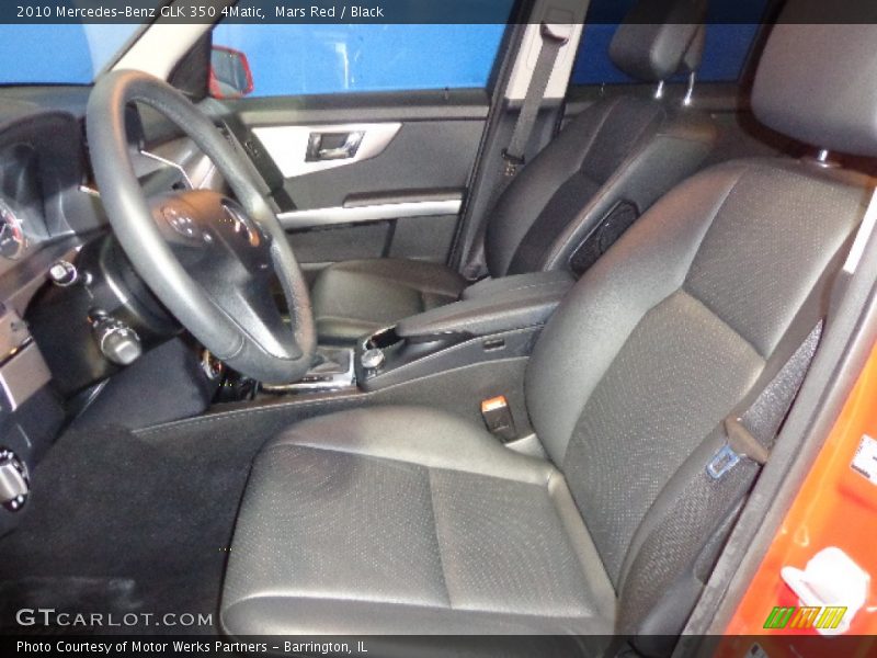 Mars Red / Black 2010 Mercedes-Benz GLK 350 4Matic