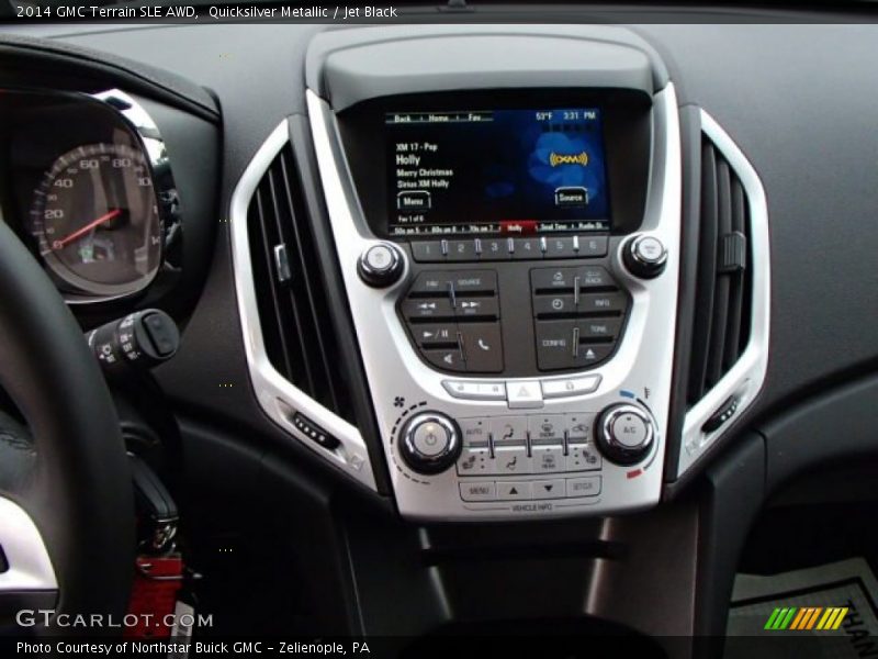 Quicksilver Metallic / Jet Black 2014 GMC Terrain SLE AWD