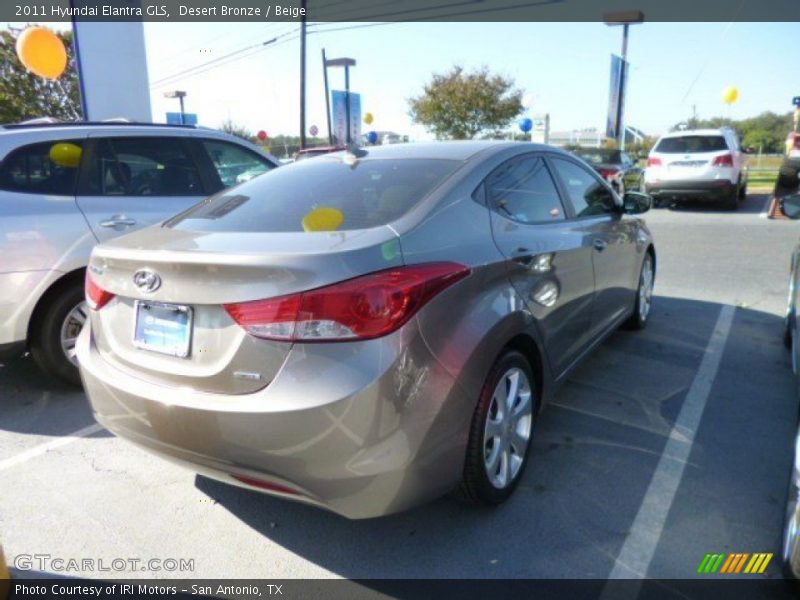 Desert Bronze / Beige 2011 Hyundai Elantra GLS