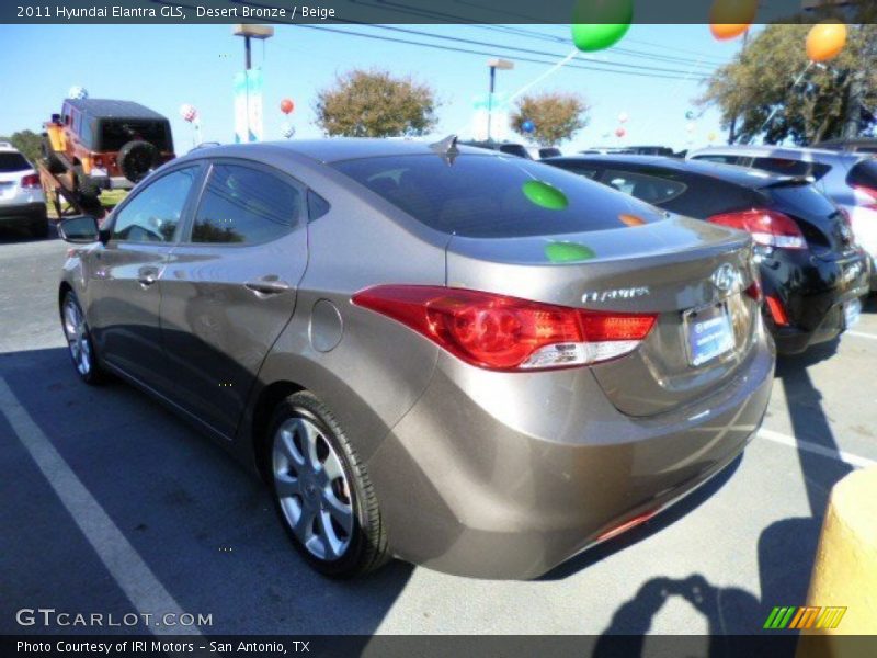 Desert Bronze / Beige 2011 Hyundai Elantra GLS
