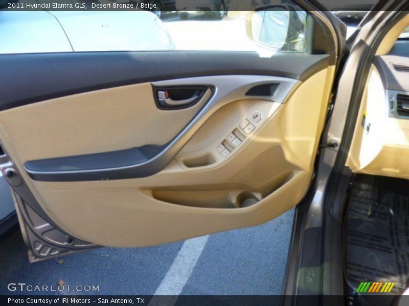 Desert Bronze / Beige 2011 Hyundai Elantra GLS