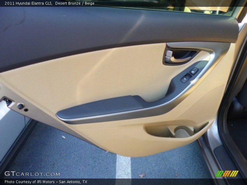 Desert Bronze / Beige 2011 Hyundai Elantra GLS