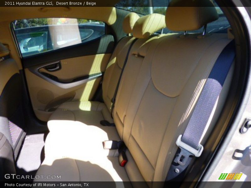 Desert Bronze / Beige 2011 Hyundai Elantra GLS