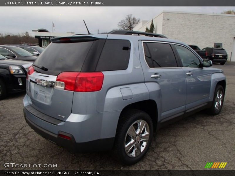 Silver Sky Metallic / Jet Black 2014 GMC Terrain SLE AWD