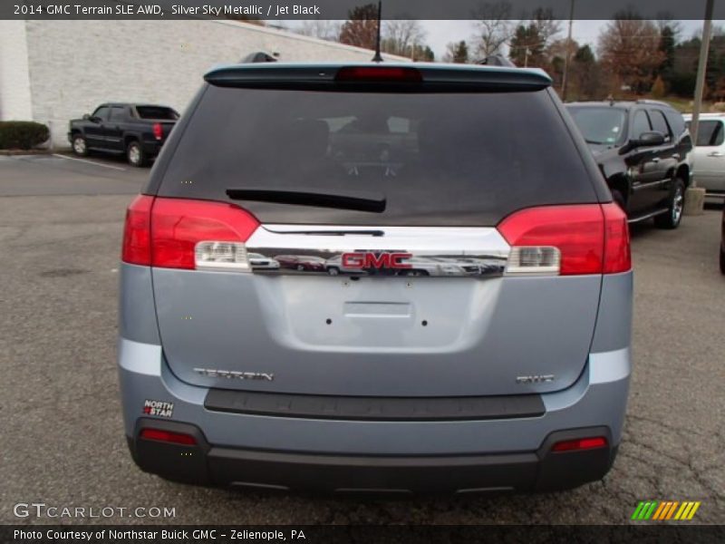 Silver Sky Metallic / Jet Black 2014 GMC Terrain SLE AWD