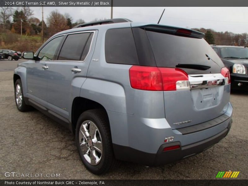 Silver Sky Metallic / Jet Black 2014 GMC Terrain SLE AWD