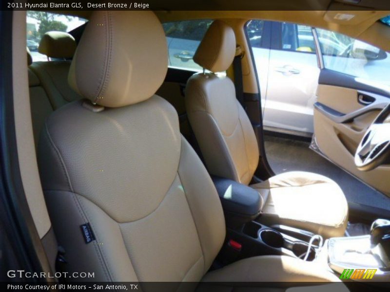 Desert Bronze / Beige 2011 Hyundai Elantra GLS