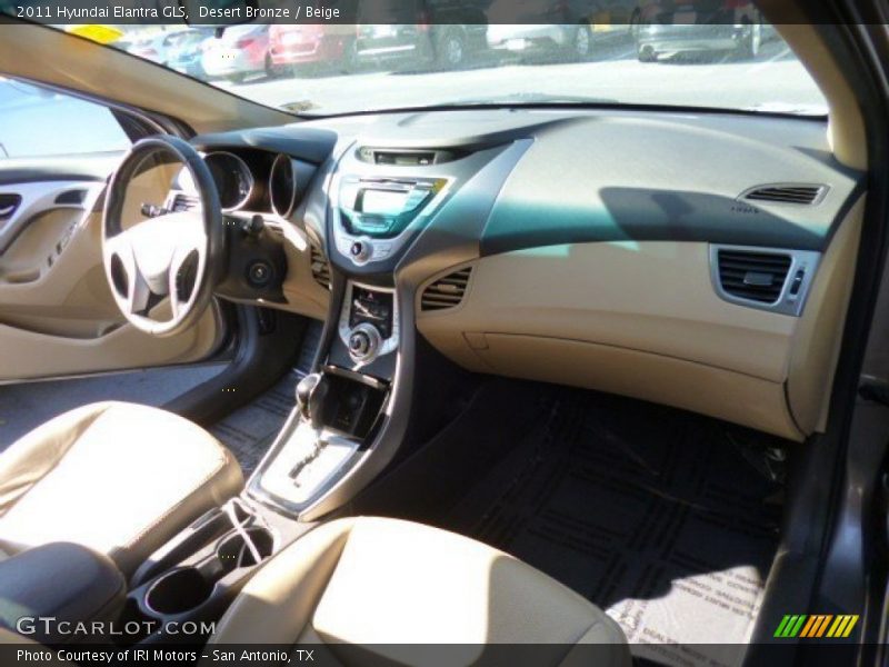 Desert Bronze / Beige 2011 Hyundai Elantra GLS