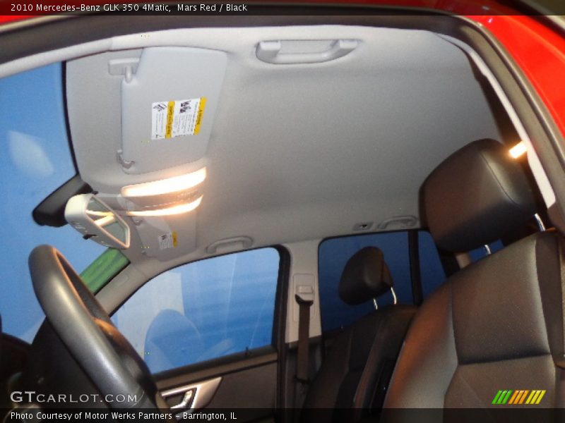 Mars Red / Black 2010 Mercedes-Benz GLK 350 4Matic