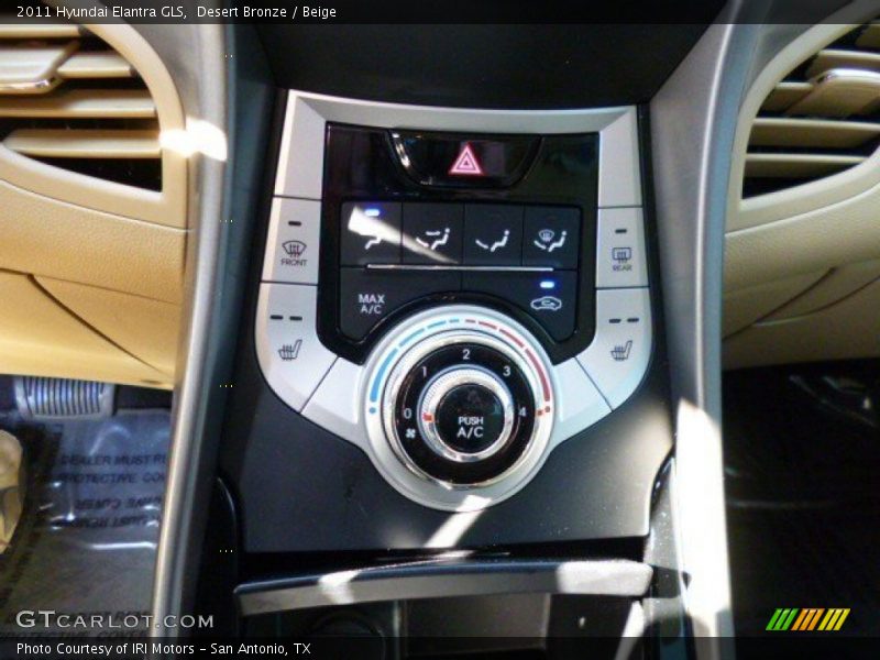 Desert Bronze / Beige 2011 Hyundai Elantra GLS