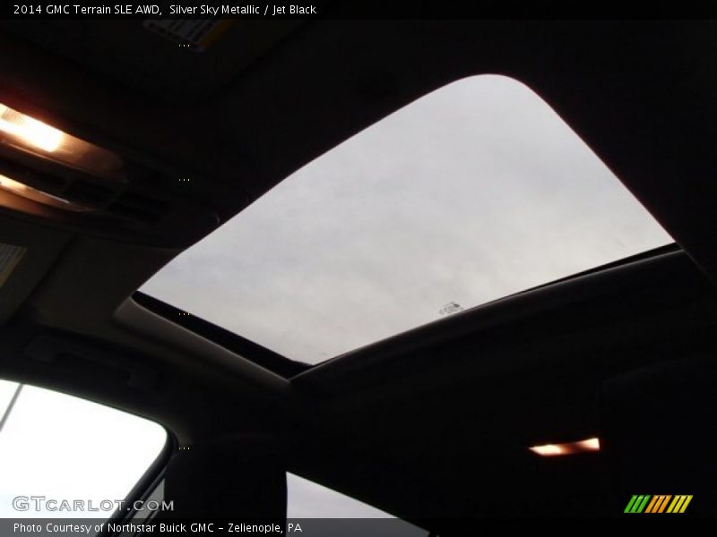 Silver Sky Metallic / Jet Black 2014 GMC Terrain SLE AWD