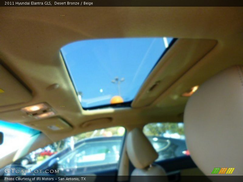 Desert Bronze / Beige 2011 Hyundai Elantra GLS