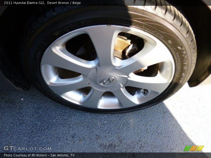 Desert Bronze / Beige 2011 Hyundai Elantra GLS