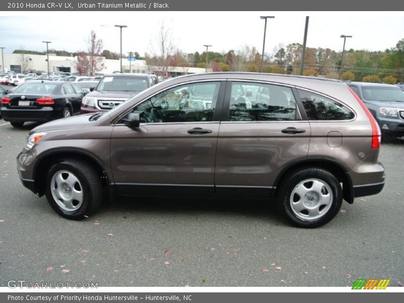 Urban Titanium Metallic / Black 2010 Honda CR-V LX