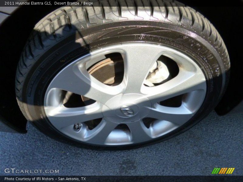 Desert Bronze / Beige 2011 Hyundai Elantra GLS