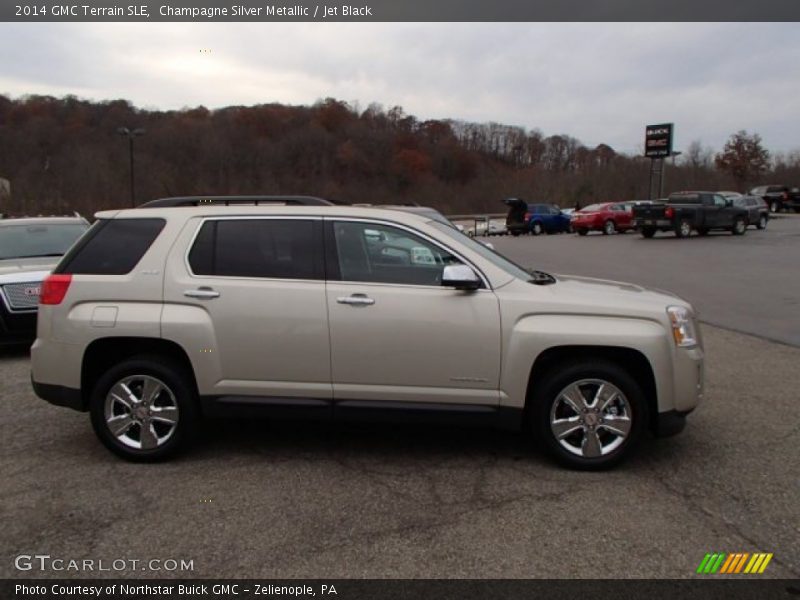 Champagne Silver Metallic / Jet Black 2014 GMC Terrain SLE