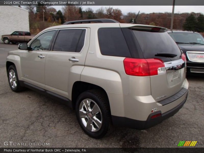 Champagne Silver Metallic / Jet Black 2014 GMC Terrain SLE