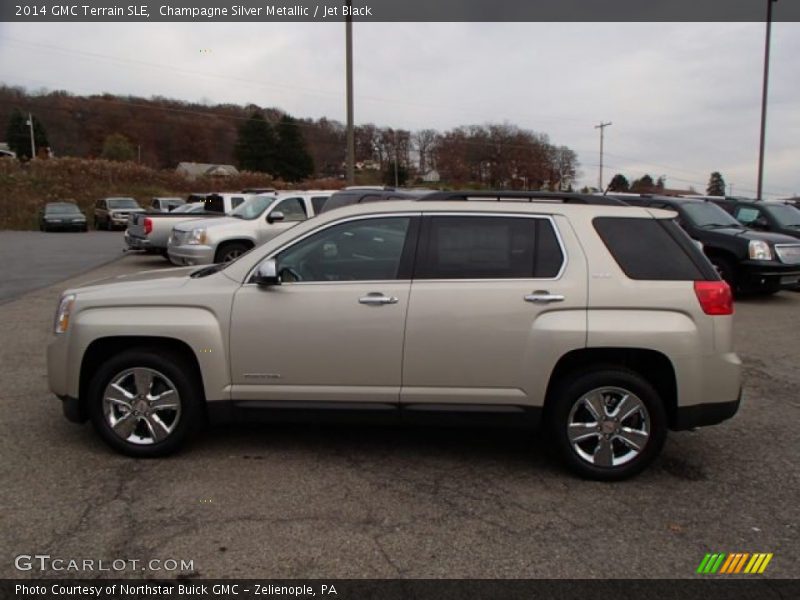 Champagne Silver Metallic / Jet Black 2014 GMC Terrain SLE