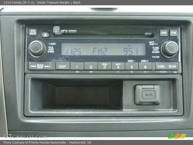 Urban Titanium Metallic / Black 2010 Honda CR-V LX