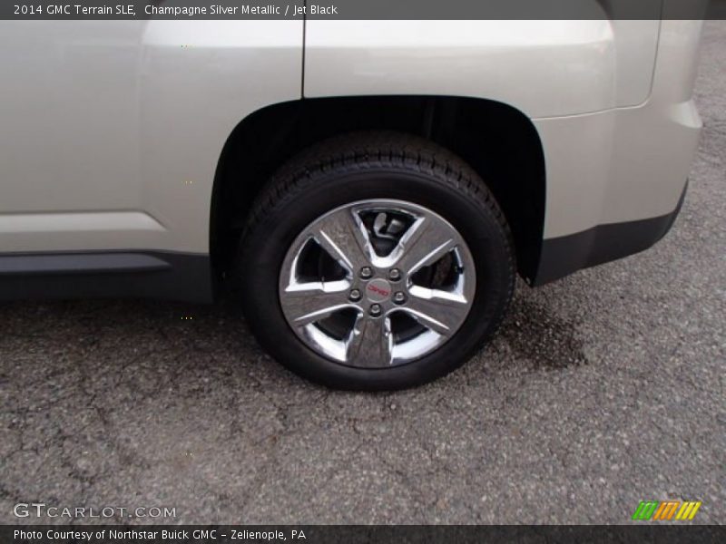 Champagne Silver Metallic / Jet Black 2014 GMC Terrain SLE