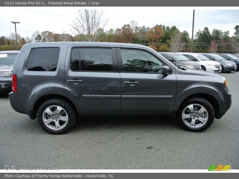 Polished Metal Metallic / Gray 2013 Honda Pilot EX-L