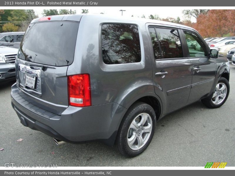 Polished Metal Metallic / Gray 2013 Honda Pilot EX-L