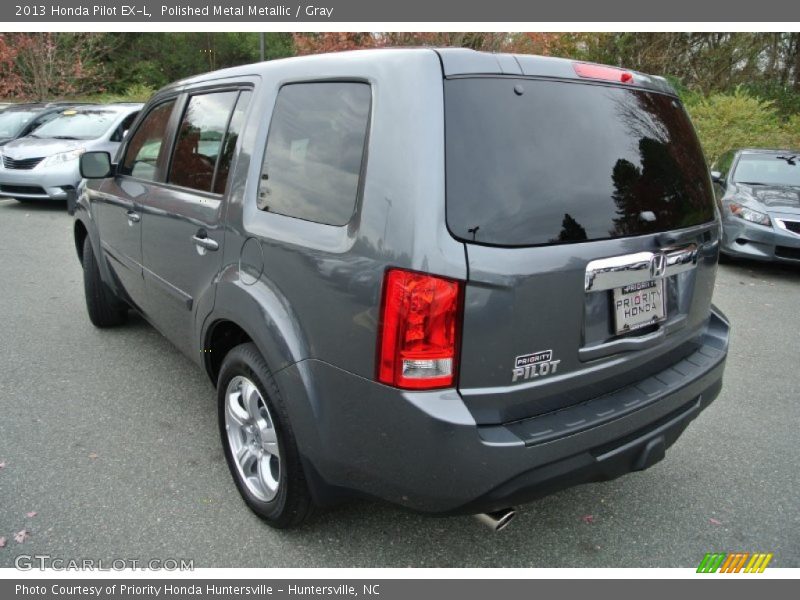Polished Metal Metallic / Gray 2013 Honda Pilot EX-L