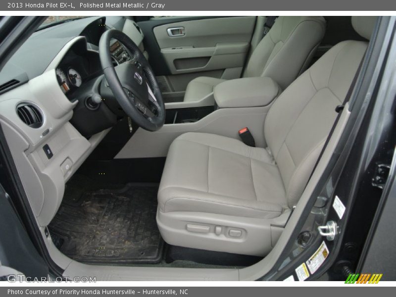 Polished Metal Metallic / Gray 2013 Honda Pilot EX-L