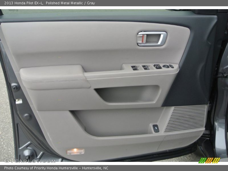 Polished Metal Metallic / Gray 2013 Honda Pilot EX-L