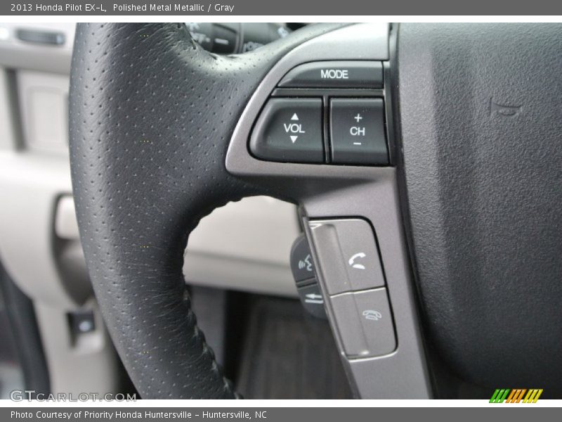 Polished Metal Metallic / Gray 2013 Honda Pilot EX-L
