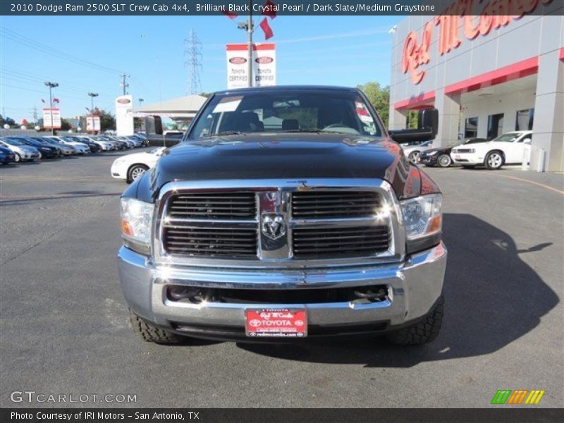 Brilliant Black Crystal Pearl / Dark Slate/Medium Graystone 2010 Dodge Ram 2500 SLT Crew Cab 4x4