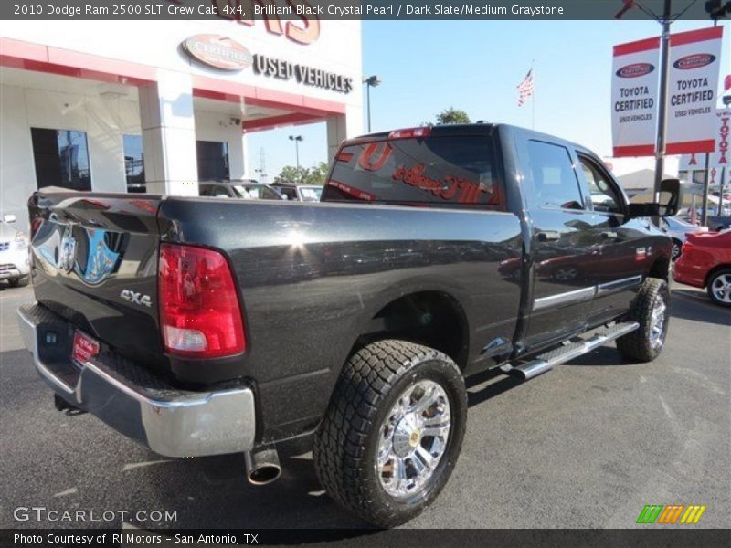 Brilliant Black Crystal Pearl / Dark Slate/Medium Graystone 2010 Dodge Ram 2500 SLT Crew Cab 4x4