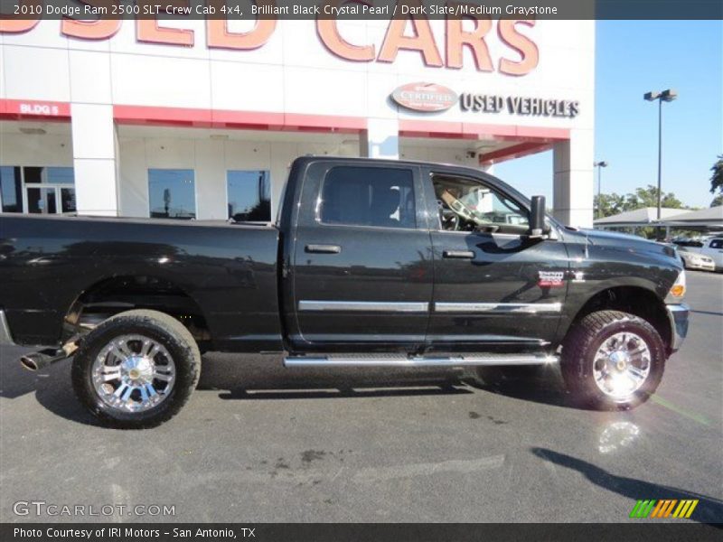 Brilliant Black Crystal Pearl / Dark Slate/Medium Graystone 2010 Dodge Ram 2500 SLT Crew Cab 4x4