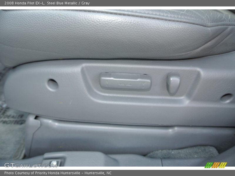 Steel Blue Metallic / Gray 2008 Honda Pilot EX-L