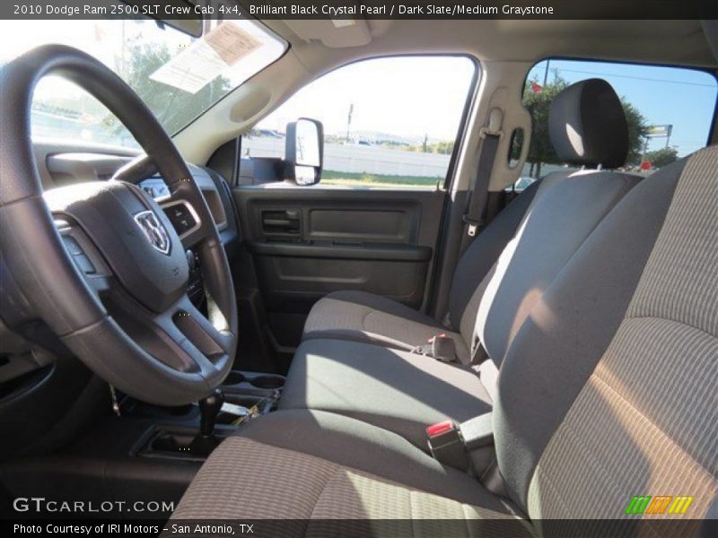 Brilliant Black Crystal Pearl / Dark Slate/Medium Graystone 2010 Dodge Ram 2500 SLT Crew Cab 4x4