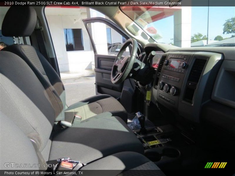Brilliant Black Crystal Pearl / Dark Slate/Medium Graystone 2010 Dodge Ram 2500 SLT Crew Cab 4x4