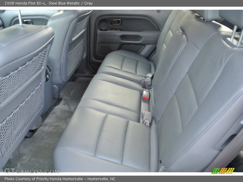 Steel Blue Metallic / Gray 2008 Honda Pilot EX-L