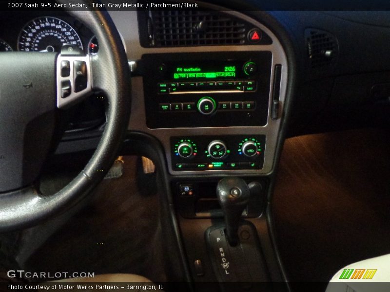 Titan Gray Metallic / Parchment/Black 2007 Saab 9-5 Aero Sedan