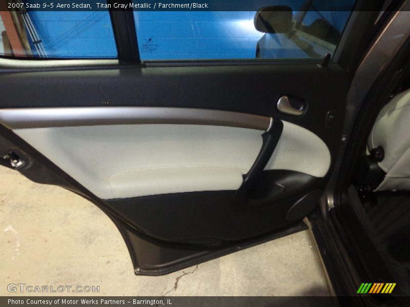 Titan Gray Metallic / Parchment/Black 2007 Saab 9-5 Aero Sedan