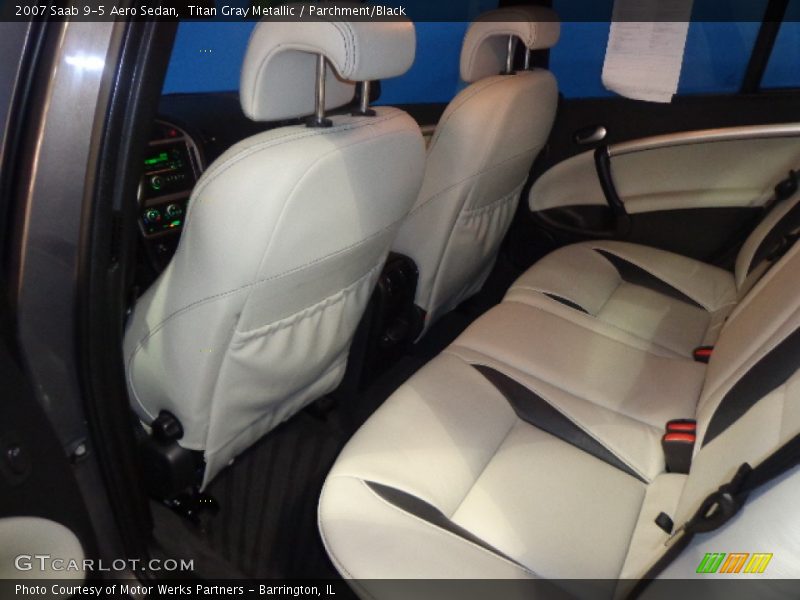 Titan Gray Metallic / Parchment/Black 2007 Saab 9-5 Aero Sedan