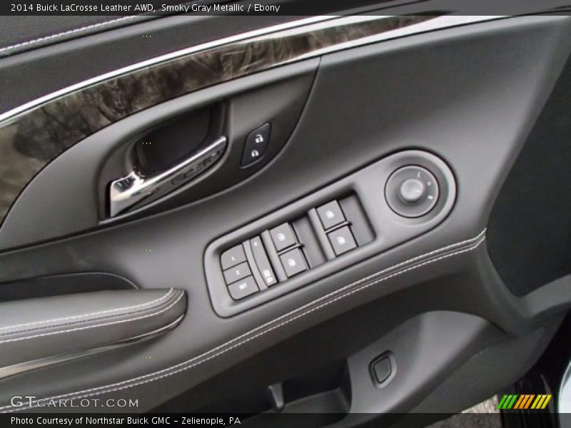 Smoky Gray Metallic / Ebony 2014 Buick LaCrosse Leather AWD