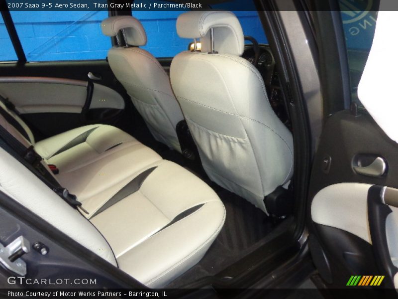 Titan Gray Metallic / Parchment/Black 2007 Saab 9-5 Aero Sedan