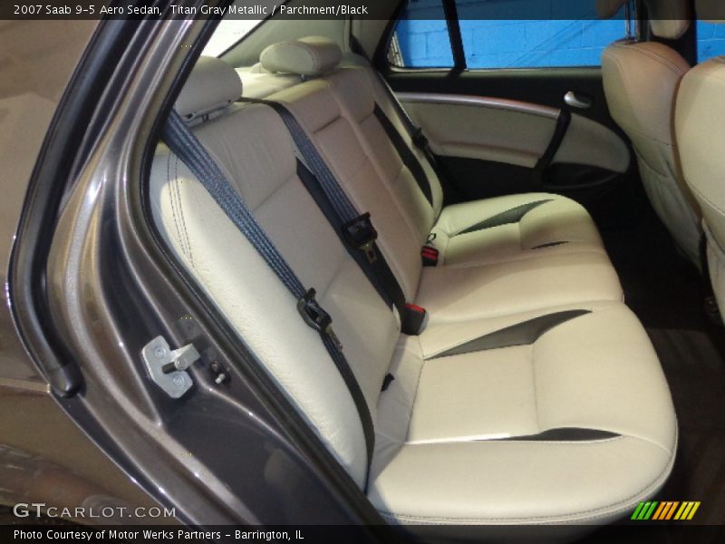 Titan Gray Metallic / Parchment/Black 2007 Saab 9-5 Aero Sedan